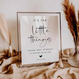 Wedding Bathroom Basket Sign