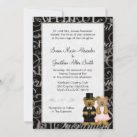 Wedding Bears Inivtations