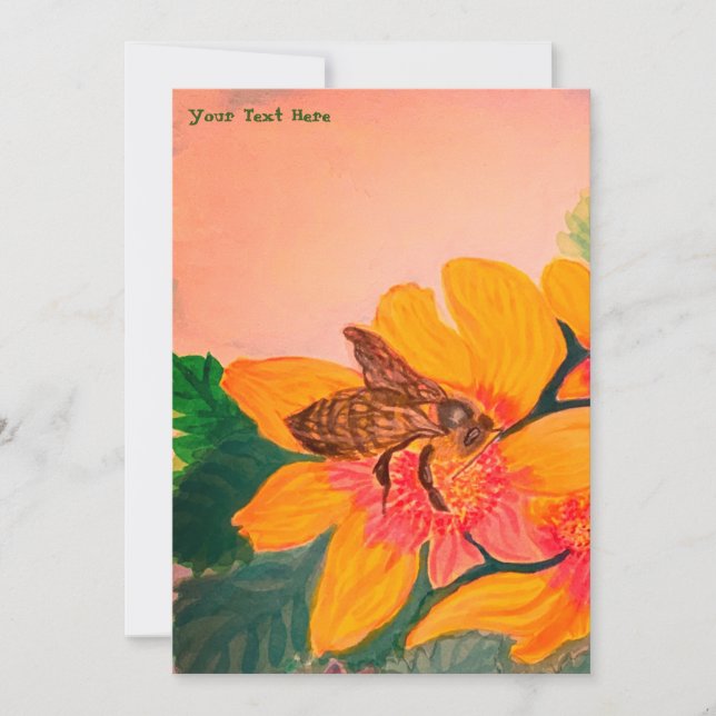 Wedding Bee Invitation (Front)