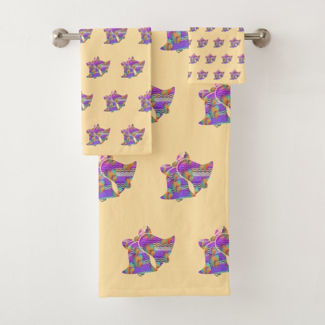 Wedding Bells  Bath Towel Set (Insitu)