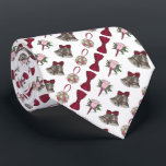 Wedding Bells Flowers Boutonniere Bow Groom Tie<br><div class="desc">Tie features original wedding-themed illustrations of silver bells,  a ball bouquet,  a burgundy bow tie,  and a pink rose boutonniere. Perfect for weddings and engagements!</div>