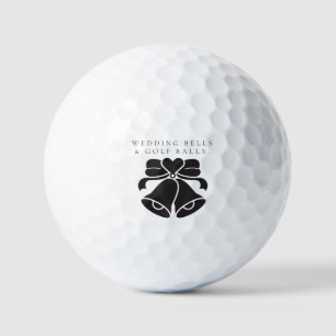 'Wedding Bells & Golf Balls' Wedding Favor Gift  Balls