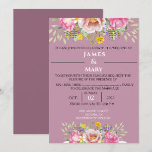 WEDDING BELLS  INVITATION