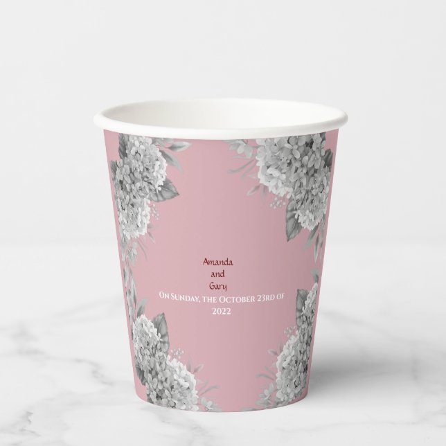 Wedding bells   paper cups (Front)