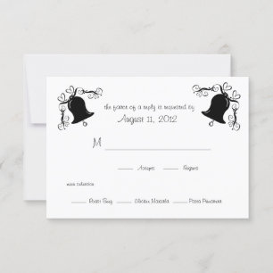 Wedding Bells RSVP Card