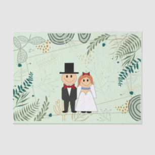 Wedding bells  tissue paper