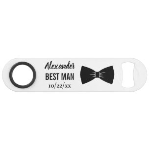 Wedding Best Man Bachelor Party Black Bow Tie