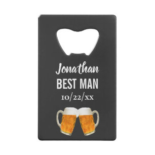 Wedding Best Man Bachelor Party Favour Beer Cheers