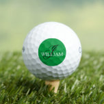 Wedding Best Man Gift Monogram Custom Cool Cute Golf Balls<br><div class="desc">Wedding Best Man Gift Monogram Custom Cool Cute Golf Balls. Click personalise this template to customise it with your own Best Man's monogram last name initial and their first name quickly and easily. Matching Best Man golf gift items in Collections in my store. Ships Worldwide fast. Wedding Best Man Gift...</div>