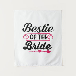 Wedding Bestie Of The Bride Tapestry