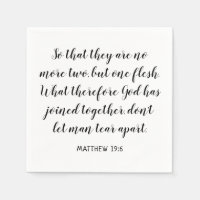 Wedding Bible Verse Matthew 19:6