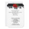 Wedding Black White Tuxedo Deep RED Rose 2