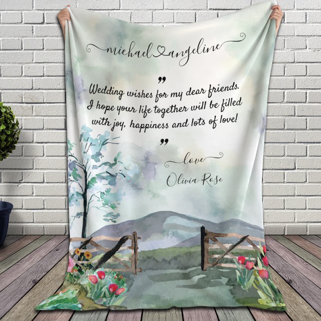 Wedding Blanket for a Friend on Her Wedding  (Creator Uploaded)