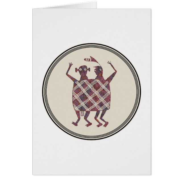 Wedding Blanket Mimbres Pottery Design (Front)