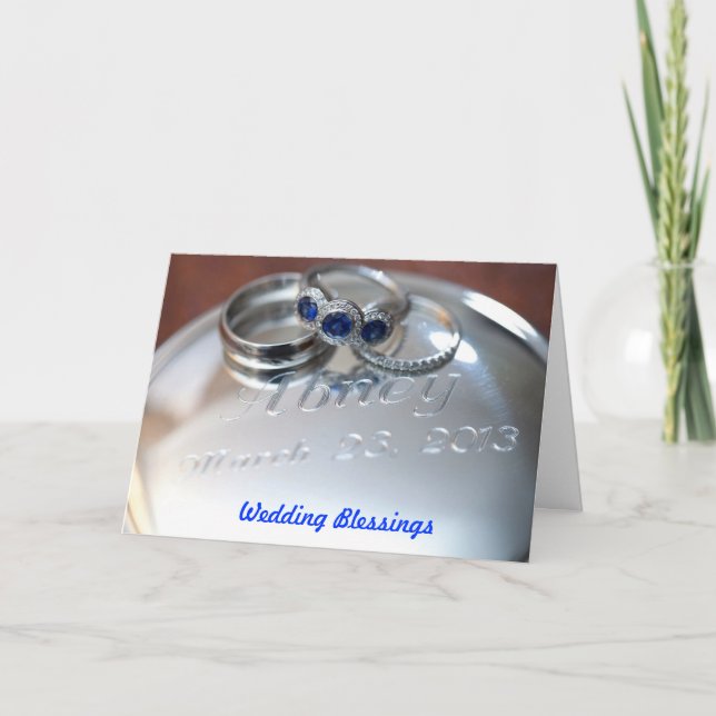 Wedding Blessings Card (Front)