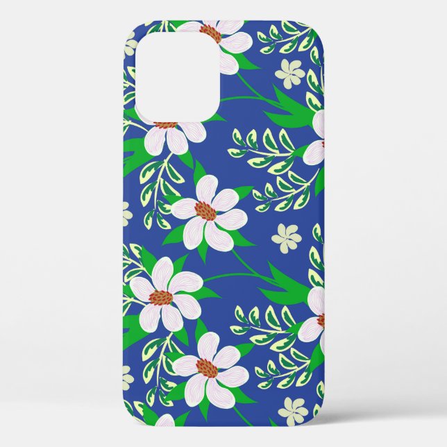 Wedding Bliss: Floral Invitation Background Case-Mate iPhone Case (Back)