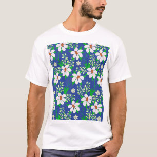 Wedding Bliss: Floral Invitation Background T-Shirt