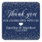 Wedding Blue Sprinkle Sparkle Silver THANK YOU