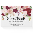 Wedding Blush Burgundy Flower Watercolor
