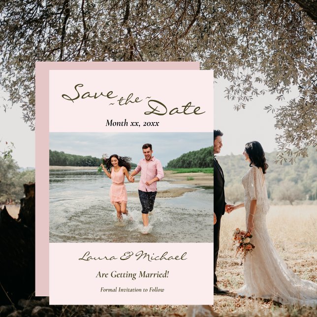 Wedding Boho Photo Save The Date (Creator Uploaded)