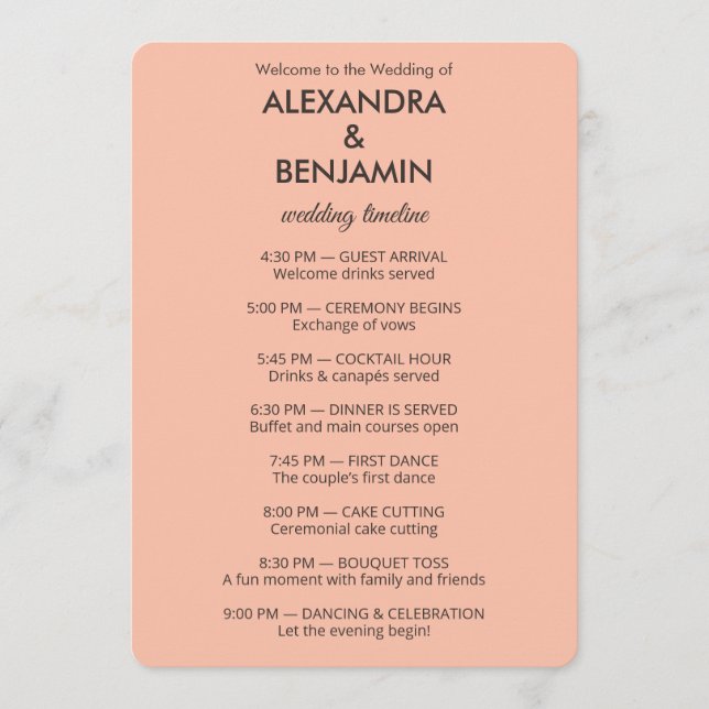 Wedding Botanical Vintage | Elegant Wedding  Programme (Front)
