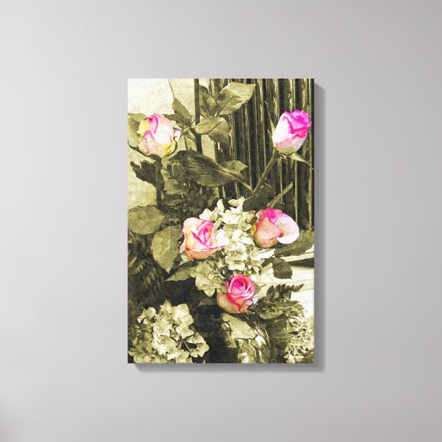 Wedding Bouquet Canvas Print (Front)