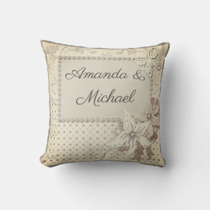 Wedding bouquet cushion