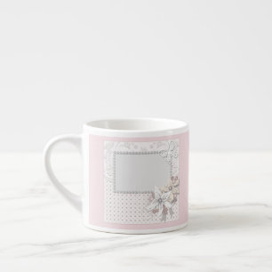 Wedding bouquet, flowers espresso cup