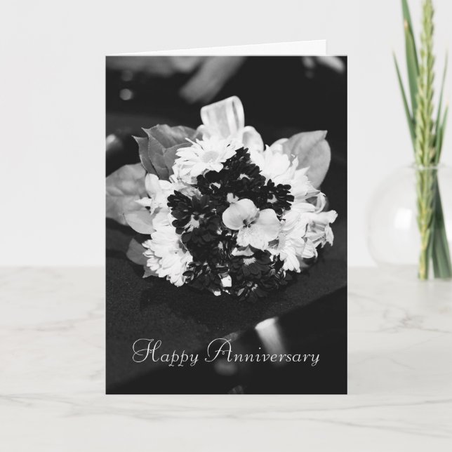 Wedding Bouquet Greeting Card (Front)