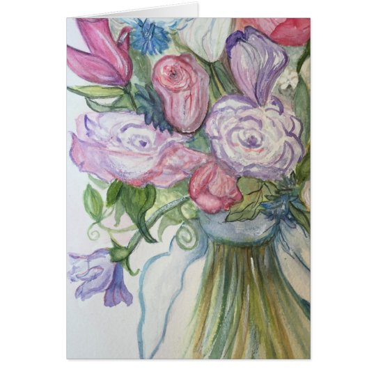 Wedding Bouquet greeting card