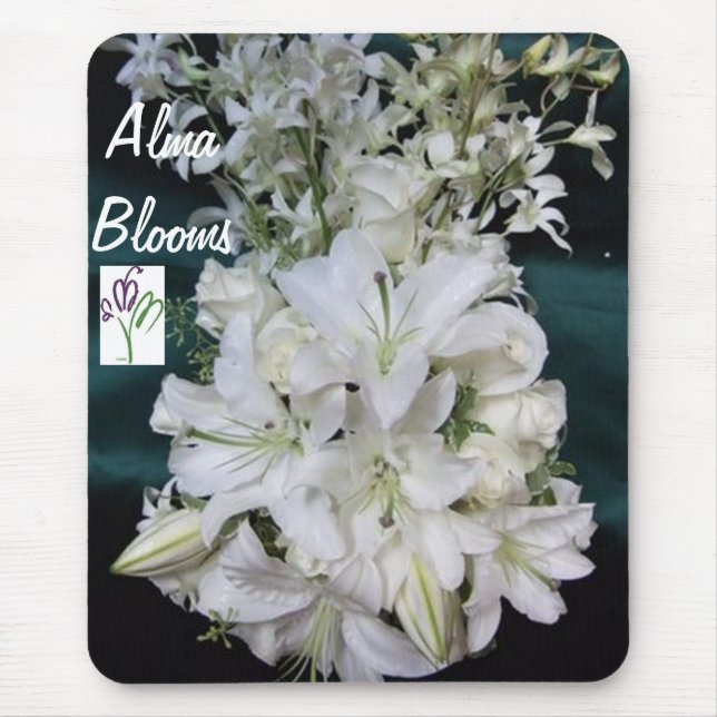 Wedding Bouquet Mouse Mat (Front)