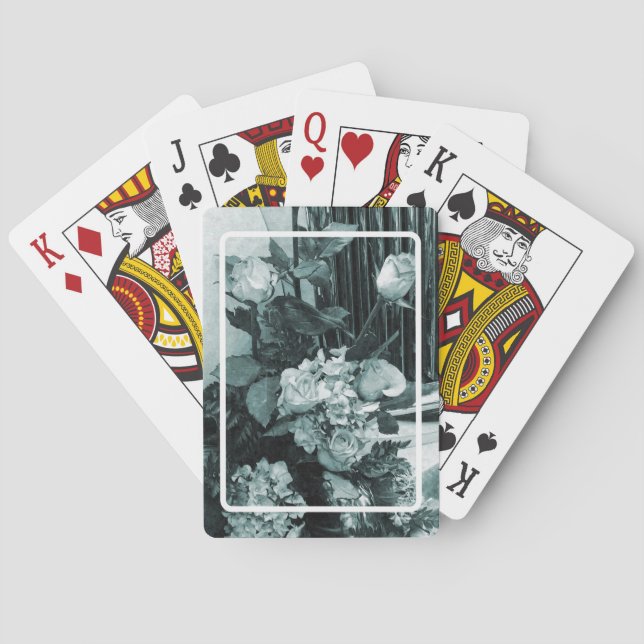 Wedding Bouquet Playing Cards (Back)