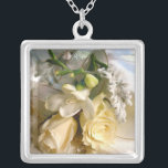 Wedding Bouquet Silver Plated Necklace<br><div class="desc">Wedding Bouquet</div>