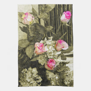 Wedding Bouquet Tea Towel