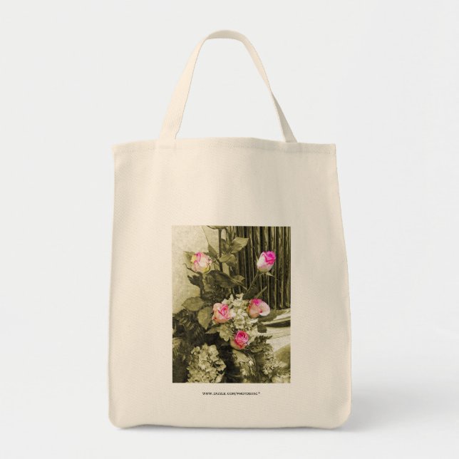 Wedding Bouquet Tote Bag (Front)