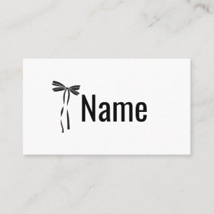 Wedding Bow Place & Escort Cards