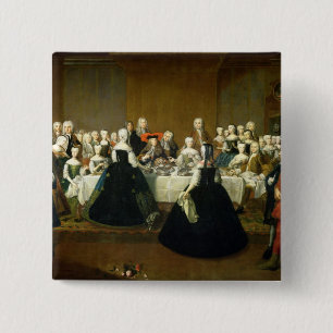 Wedding Breakfast 15 Cm Square Badge