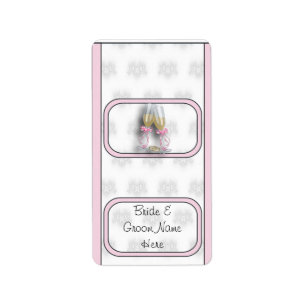 Wedding Bridal Hershey Mini Candy Wrapper Labels