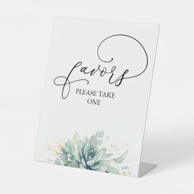 Wedding / Bridal Shower / Birthday Favours Sign (Front)