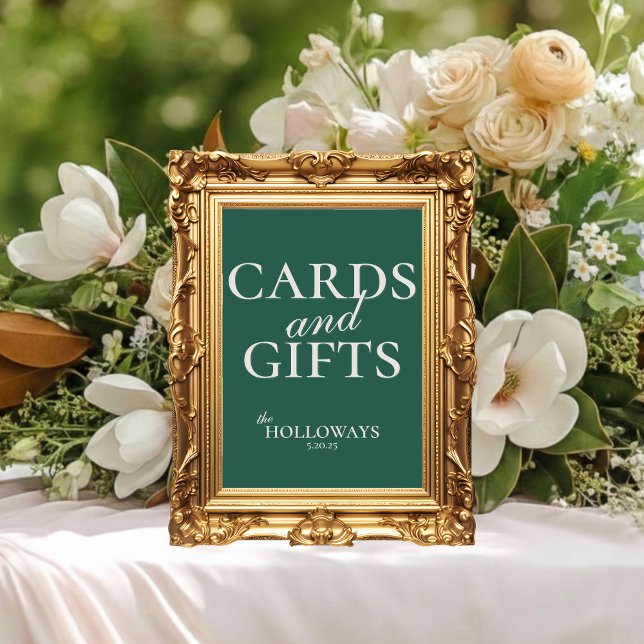 Wedding Bridal Shower Cards and Gifts Poster (Wedding Bridal Shower Cards and Gifts Poste)