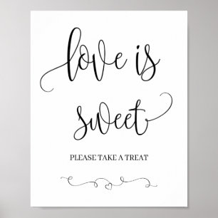 Wedding / Bridal Shower Love is Sweet Sign 
