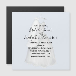 Wedding Bridal Shower Pretty Custom Magnet