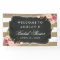 Wedding Bridal Shower Rustic Burlap Stripes Floral