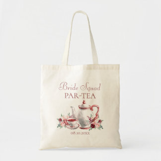 Wedding Bridal Shower Tea Party Tote Bag