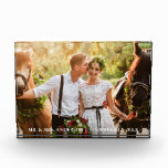 Wedding Bride and Groom Mr. and Mrs. Photo Block<br><div class="desc">Wedding Bride and Groom Photo Mr. and Mrs. Photo Block</div>