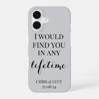 Wedding, bride and groom personalised phone case