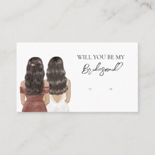 Wedding Bride Bridesmaid Earring Display Card