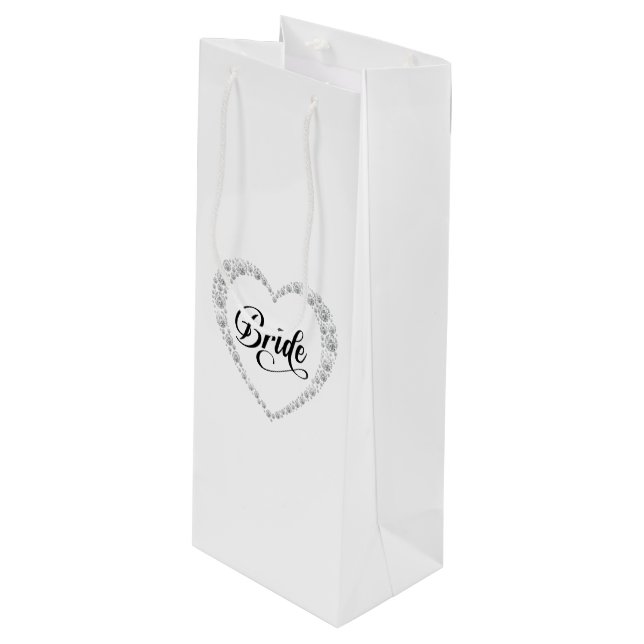 Wedding Bride Gift Bag (Front Angled)