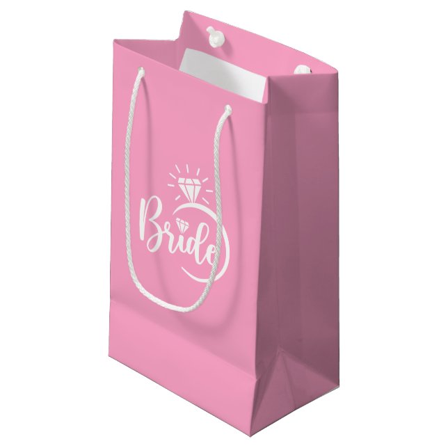 Wedding Bride Gift Bag (Front Angled)