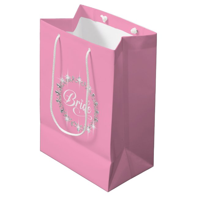 Wedding Bride Gift Bag (Front Angled)